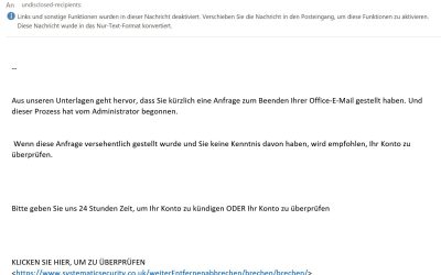 Kostenloses Webinar: Schädliche Emails erkennen ✉ (ca. 30- 45min)